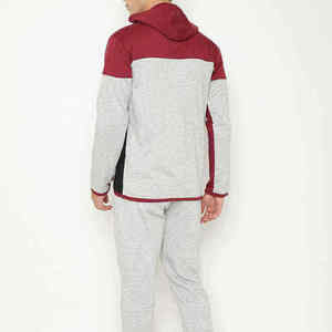 Customized <b>Men</b> Tracksuit Sets <b>Fleece</b> Two Piece Zipper Long Sleeve Training Jogging <b>Men</b> Tracksuit - Product Image 4