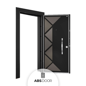 Absdoor nevada thép hiện đại nội thất cửa phong cách an toàn bền cách nhiệt Hướng dẫn sử dụng nhà máy trực tiếp giá biệt thự khách sạn - Product Image 2