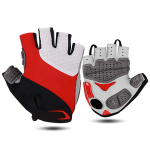 Guantes de Ciclismo de medio dedo personalizados con logotipo, guantes transpirables ligeros para montar al aire libre, entrenamiento físico y entrenamientos - Product Image 1