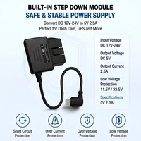 Cable de Alimentación USB sin Pérdidas de Voltaje OBD Directo de Fábrica OEM, Módulo de Monitoreo de Estacionamiento, Kit de Cableado OBD 5V 2.5A
