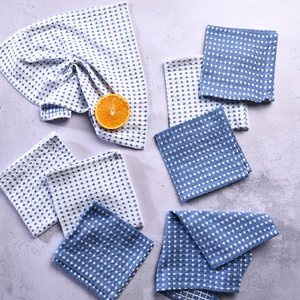 Serviettes de cuisine en coton 100% texturé, séchage rapide, motif damassé et couleurs personnalisées pour la maison, l'hôtel et la restauration - Product Image 6