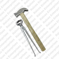 Kit de herramientas de herrador de aseo de caballos equinos a precio barato Kit de herramientas de corte de pezuña de herrador de caballos reutilizable en cantidad a granel