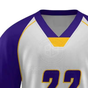 Maillot de lacrosse élégant au style épuré et tissu doux, maillot de lacrosse premium avec coupe structurée et design respirant - Product Image 4