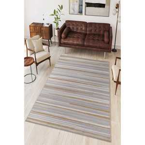 Alfombra Moderna Multicolor de Polipropileno y Sisal Netline, 80x150 cm, para Dormitorio, Estudio, Habitación Infantil, Entrada - Home Depot - Product Image 4