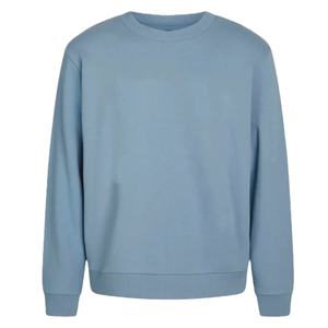 Sudadera de Cuello Redondo con Logotipo Personalizado para Hombre, 100% Algodón, Sólida, de Alta Calidad y Ecológica - Product Image 1