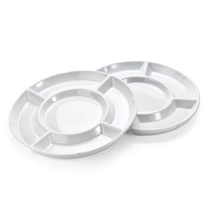 Plateau rond en aluminium pour chips et trempette, motif éléphant, design unique, plateau de service pour fêtes, occasions spéciales, en solde - Product Image 3