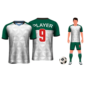 ชุดเสื้อเจอร์ซีย์ฟุตบอลแห้งเร็วระบายอากาศชุดเครื่องแบบทีมพิมพ์ซับลิเมชัน - Product Image 1