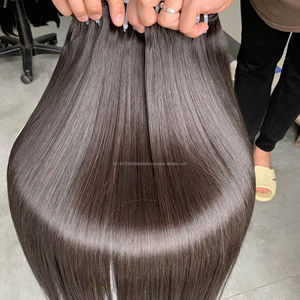 ผมต่อจากผมมนุษย์เนื้อตรงสีธรรมชาติที่นุ่มลื่นและเรียบเนียน - Product Image 1