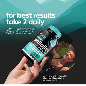 Capsules de Shilajit de l'Himalaya de qualité alimentaire en gros OEM, emballées sous vide, pour une énergie et un soutien immunitaire améliorés pour hommes et femmes - Product Image 6
