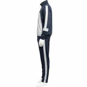 Conjunto Deportivo de Poliéster para Hombre, Sudadera con Capucha y Pantalones Jogger, Traje Deportivo de Poliéster para Hombre, Cómodo para Uso Diario - Product Image 5