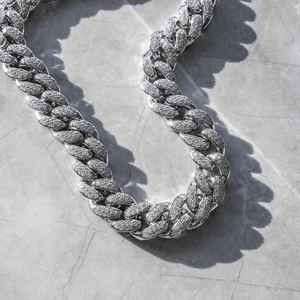 Elegante Cadena de collar para hombres con superficie chapada en plata de 18 quilates Sensación de peso pesado - Product Image 5