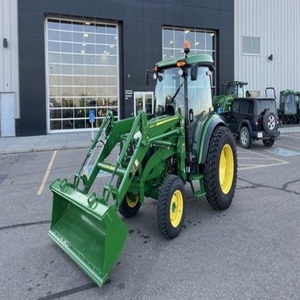 รถแทรกเตอร์จอห์นเดียร์ 4066R มือสอง ขับเคลื่อน 4 ล้อ พร้อมบุ้งกี๋หน้า สำหรับงานไร่และสวน ขาย - Product Image 1
