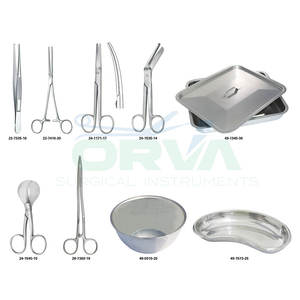 Juegos de instrumentos quirúrgicos de alta calidad Fuente de alimentación manual de acero inoxidable hecha profesional Venta en línea - Product Image 5