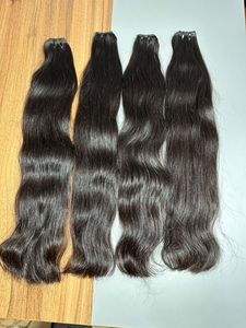 Cheveux humains indiens bruts de qualité authentique super doublement étirés avec des cheveux lisses et naturels par des exportateurs indiens à bas prix - Product Image 5