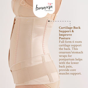 Hot Selling 2-in-1 Pelvic <b>Belly</b> Binder Girdle Breathable Firm Control Postpartum Waist Repair Pelvis Correction Belt Woven - Product Image 3