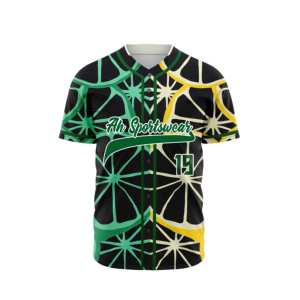 Uniformes de Béisbol y Sóftbol Sublimados Personalizados a Precio Razonable, Conjunto Transpirable de Secado Rápido, Tallas Grandes, Camisetas y Pantalones con Cuello en V - Product Image 3