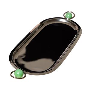 Bandeja de chocolate de lujo moderna ecológica de acero inoxidable plato de diseñador hecho a mano pulido espejo última colección nueva - Product Image 1