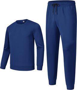 Men's Casual 2-Piece Winter Tracksuit <b>Set</b> Reversible <b>Plus</b> <b>Size</b> Long Sleeve Hoodie <b>Jogger</b> Sweatpants Breathable Custom Logo - Product Image 1