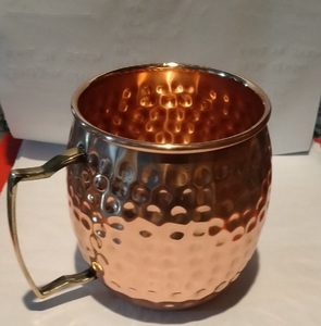 Juego de tazas de mula de Moscú de cobre puro de 2 diseños martillados para bebidas, cervezas y cócteles, artículos para Bar, taza de cobre para beber - Product Image 4