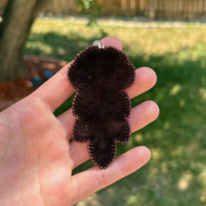 YF2212 cône pierre porte-clés guérison cristal verre pierre précieuse perle porte-clés sac accessoire cadeau pour maman/ami - Product Image 1