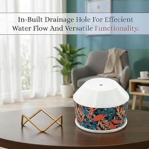 Mini jardinière en métal caramel, vase à fleurs unique de designer pour la maison et le bureau, petit pot d'intérieur tendance, décoration de table moderne - Product Image 4