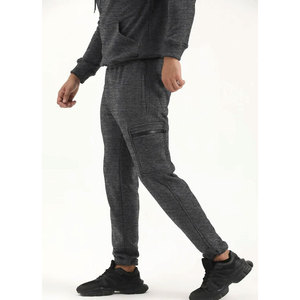 Nouveau modèle Combinaison de sport décontractée d'hiver pour homme Short deux pièces lavé à l'acide respirant imprimé survêtement de fitness à manches courtes - Product Image 4