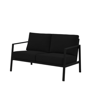 Causeuse d'extérieur de style minimaliste moderne Holland en acier inoxydable de haute qualité avec coussin, meubles de canapé de luxe à lumière intensive - Product Image 3