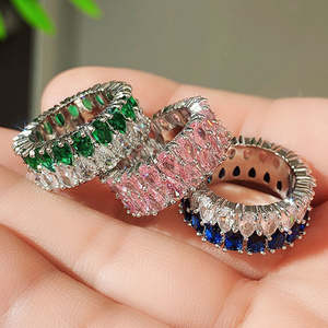 Romántico diamante oculto galería anillo ajuste minimalista compromiso Base Original 14K oro Demi banda con certificado laboratorio diamante - Product Image 5