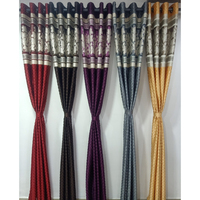 2024 KVR Jacquard voilages pour salon Semi occultant Tulle rideau pour chambre fleur motif Voile pour la maison