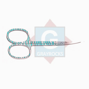 Tijeras de manicura para cutículas Tijeras de uñas de acero inoxidable Tijeras de Punta curva y recta - Product Image 2