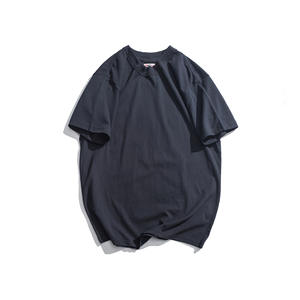 Camiseta de marca para hombre de alta calidad 300GSM lavada con ácido, diseño Formal de hombro caído de gran tamaño para verano y ropa de gimnasio - Product Image 1