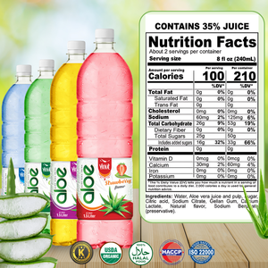 Aloe Vera Juice Drink Pulp 1.5L Muestra gratis al por mayor - Product Image 2