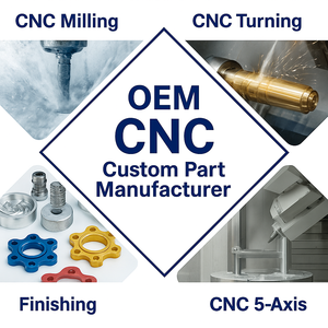 OEM CNC Custom Parts Präzision CNC VMC gedrehte gefräste Rotations schleif bearbeitung Service Messing Kupfer Bronze Stahl Aluminium - Product Image 4