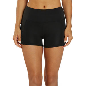 Pantalones cortos de yoga transpirables con bolsillo de alta calidad para mujer, 10 colores sólidos, pantalones de gimnasio a la moda, ropa deportiva hecha en Pakistán - Product Image 6