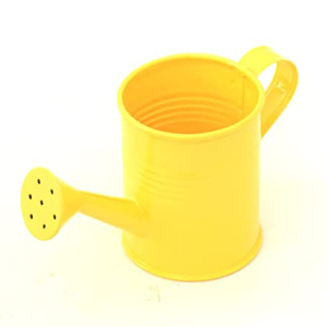 Arrosoir de fleurs galvanisé Arrosoir décoratif en métal antique Créations Arrosoir en métal avec poignée latérale - Product Image 1