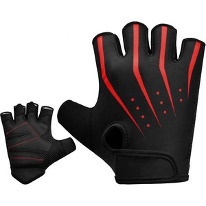 Fitness Workout Polyester Breathable Half Finger Unisex <b>Weight</b> Lifting <b>Gloves</b> with Wrist Support - Product Image 1