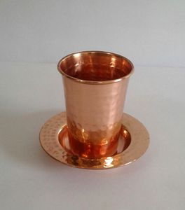 แก้วน้ำเคลือบเงาคุณภาพสูงทำจากทองแดงบริสุทธิ์แก้ว100% ดูคลาสสิกแนววินเทจทำด้วยมือคุณภาพสูง - Product Image 5