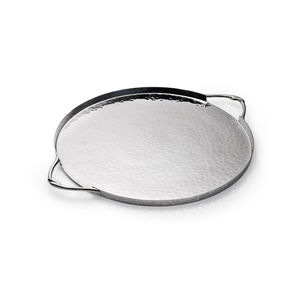 Plateau de service rectangulaire moderne de haute qualité en acier inoxydable et en laiton avec poignées pour la maison, l'hôtel, le restaurant, la restauration - Product Image 6