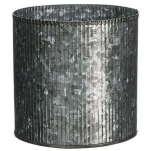 Maceta de forma redonda de último diseño de hierro Maceta de planta galvanizada de tamaño personalizado de la mejor calidad para uso en exteriores e interiores - Product Image 2