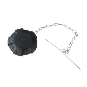Tapa de Combustible para Generador de Gasolina D.76 de Plástico y Acero con Cadena y Ventilación |   Venta al por Mayor Industrial |   Código HS 85030091 - Product Image 1