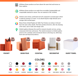 Prêt à expédier USA Yellow Linen Feel jetable 2 plis pour serviettes de table certifiées Serviettes en papier pour cocktail de mariage - Product Image 5