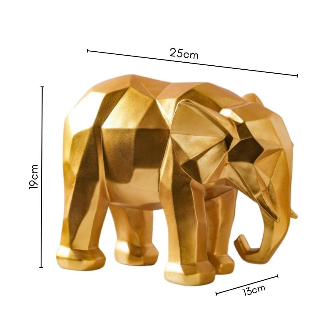 Gold Elephant Sculpture Royal Showpiece Living Room Interior office Home Decor Luxury Model Gift Items Export · image 6
