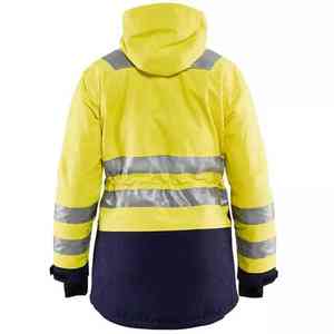 Vestes de vêtements de travail de haute qualité pour femmes vestes réfléchissantes veste de sécurité personnalisée durable pour la construction plusieurs poches - Product Image 2