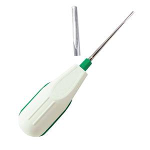 Ascenseurs de racine de vente chaude (3mm droits) poignée en plastique ascenseur de racine dentaire en acier inoxydable ascenseurs de luxe dentaires - Product Image 1