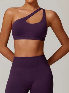 Soutien-gorge de sport élégant de qualité supérieure soutien-gorge de yoga respirant en nylon spandex personnaliser la conception des femmes en gros soutien-gorge pour femmes - Product Image 4