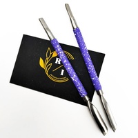Pousse-cuticules et coupe-ongles en acier inoxydable de haute qualité avec logo personnalisé, écologique, luxueux, thermolaqué, réutilisable et durable