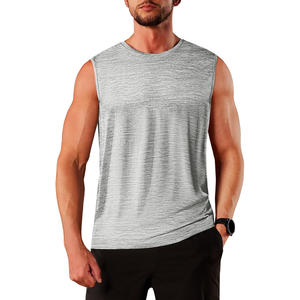 Camiseta Deportiva sin Mangas para Hombre, Tejido Absorbente de Humedad, Chaleco para Gimnasio, Ejercicio Físico y Culturismo - Product Image 1
