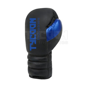 Gants de boxe à lacets bon marché Gants de boxe à lacets en cuir en tissu Gants de boxe de qualité supérieure - Product Image 2