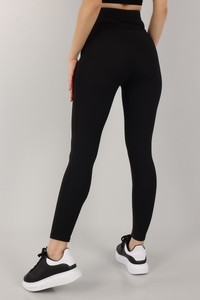 เลกกิ้งไร้รอยต่อเอวสูงสำหรับผู้หญิงเลกกิ้งเล่นโยคะสไตล์ใหม่สีดำรัดรูปโลโก้ออกแบบได้ตามต้องการ - Product Image 6