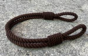 Brown Cotton Rope Curtain <b>Tiebacks</b>: Nautical Decor - Product Image 3